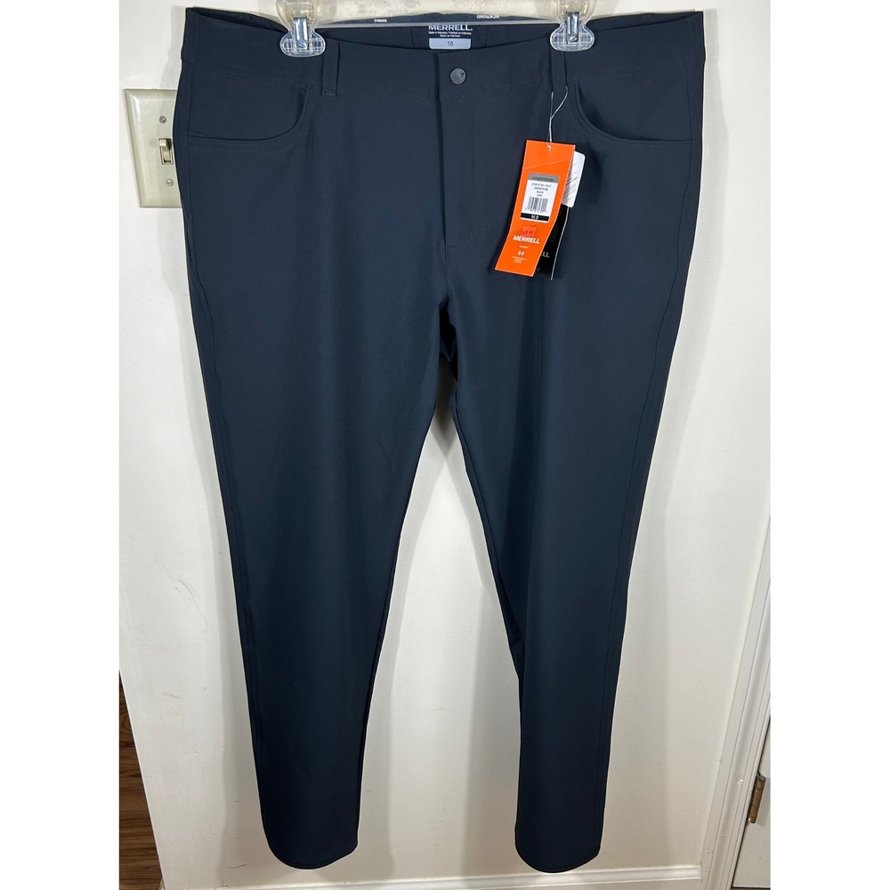 Merrell Stapleton II Pant Women 16 Black Hiking Technical Outdoor Gorpcore NEW